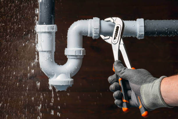 Professional Emergency Plumber technician working in Woodland, WI
